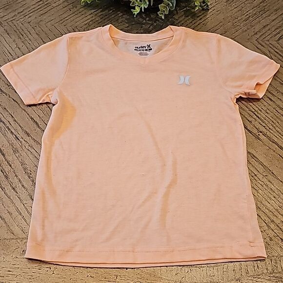 V neck orange t shirt size 7 Hurley - Picture 1 of 7